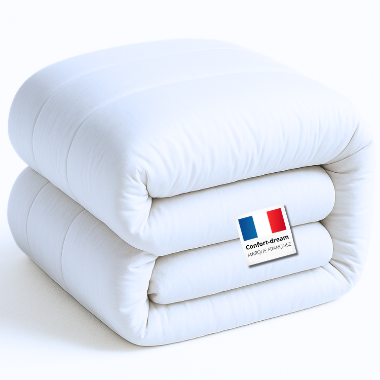 Couette 220x240 Tres Chaude et Épaisse PREMIUM 550g (GARANTIE) Couette 220x240 4 Saisons Toute L'année Hiver/été Couette 220x240 Ultra Gonflante Tres Chaude Epaisse Temperee Lourde Couette Tres Chaude